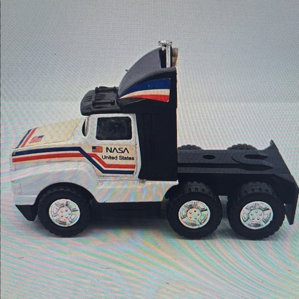 United States Toy Truck - Black and White